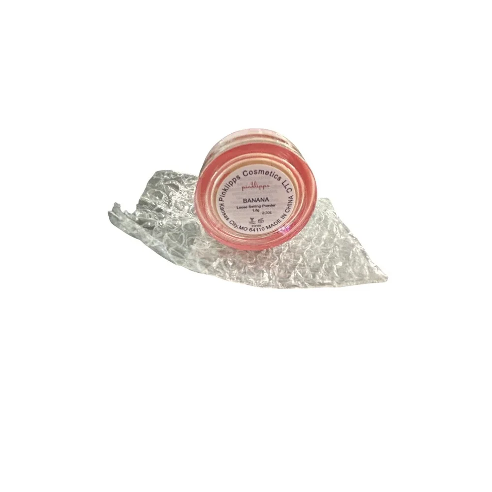 Pinklipps Cosmetics Loose Setting Powder Banana Shade 1.8g Mini Travel Size